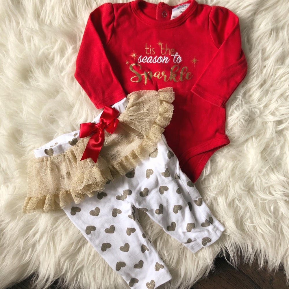 Adorable First Christmas Outfit
